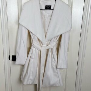 Love Tree Cream Belted Coat